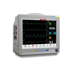 12.1 inch wide screen display multi-language Standard 6 Parameters patient monitor for bedside, operation room, ICU