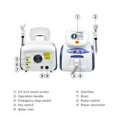 MY-S018C-C Semiconductor laser hair removal device for skin beauty hair removal laser machine