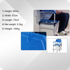 My-R098A Comfortable Toilet Wheelchair for Disable People Wheelchair Bed with Seat